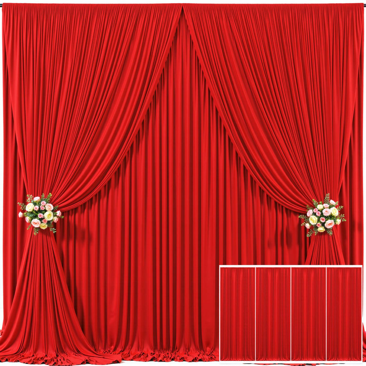 Wrinkle Free Backdrop Curtain for Wedding and Party Decor
