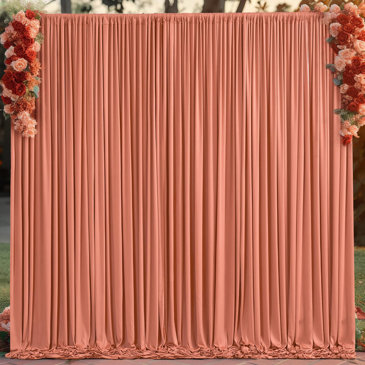 Wrinkle Free Backdrop Curtain for Wedding and Party Decor