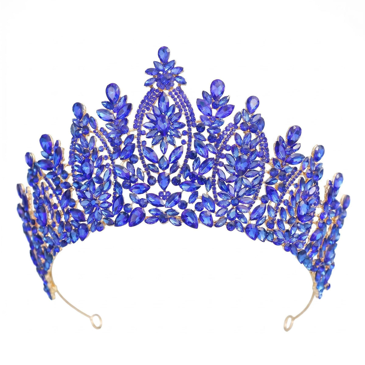 Crystal Quinceanera Crown Royal Queen Tiara for Women