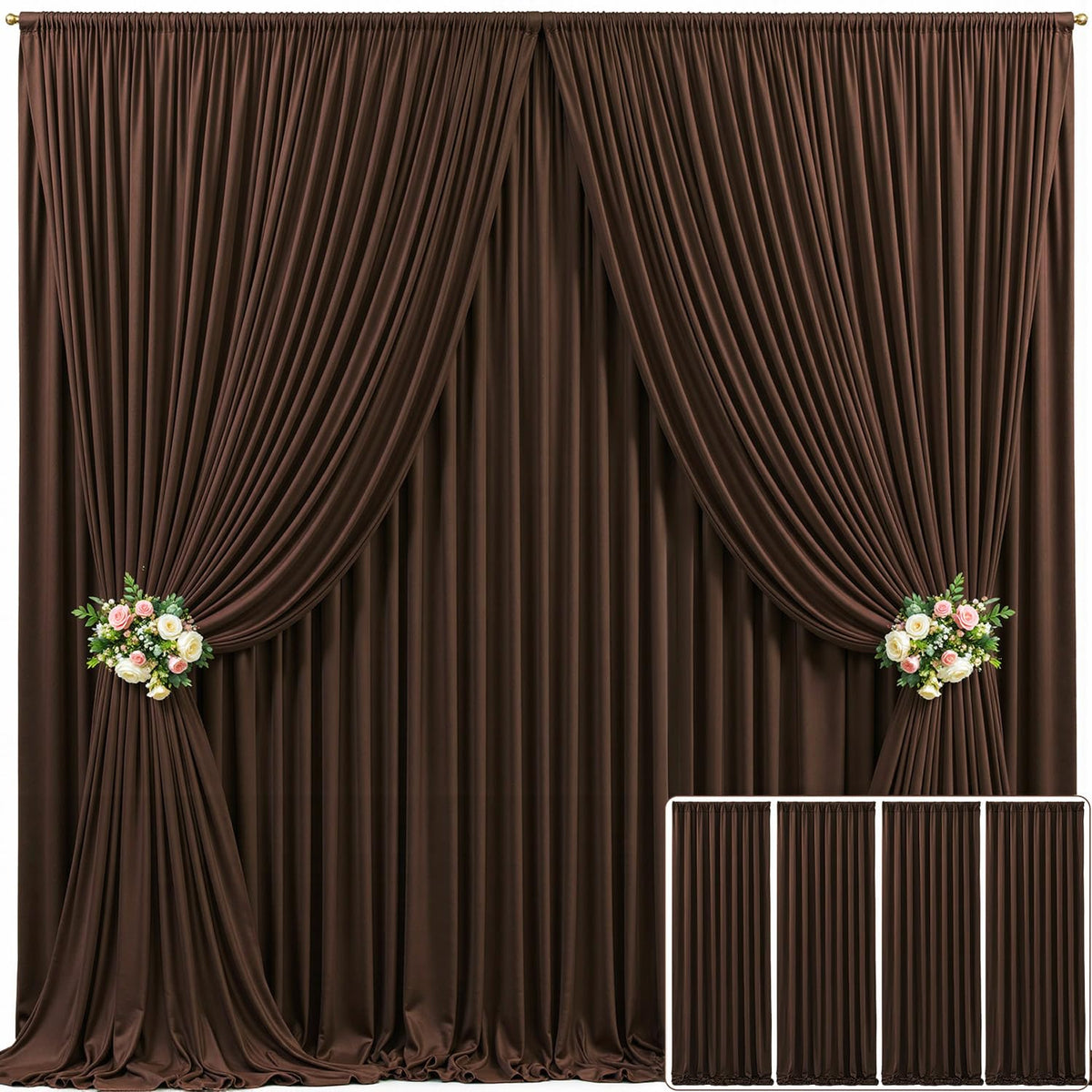 Wrinkle Free Backdrop Curtain for Wedding and Party Decor