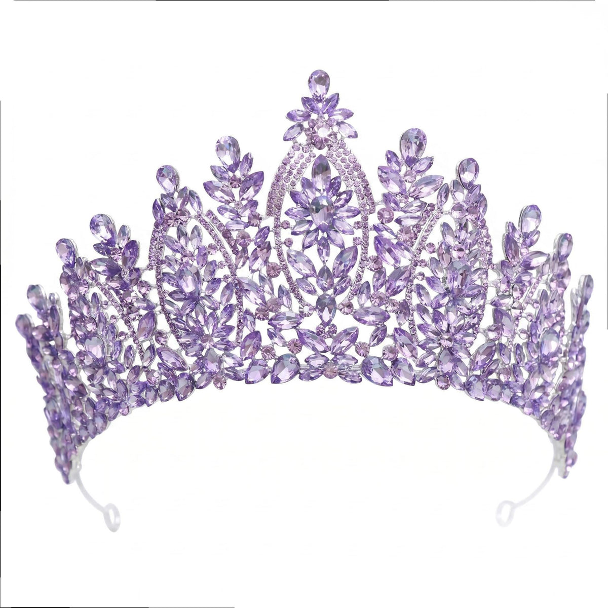 Crystal Quinceanera Crown Royal Queen Tiara for Women