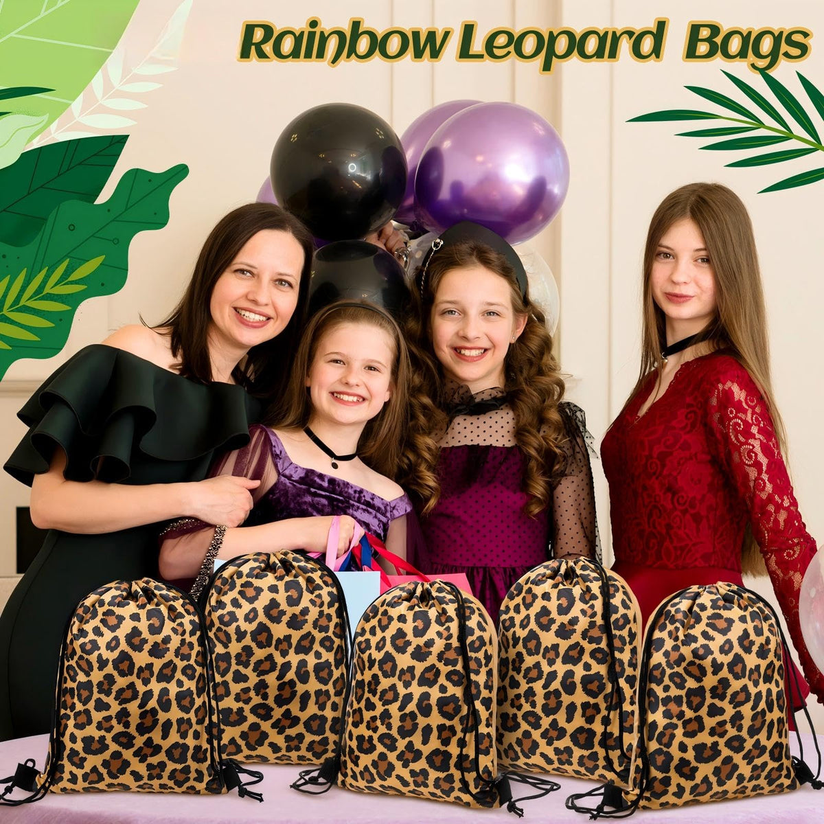 Cartoon Drawstring Backpack for Birthday Party Favors