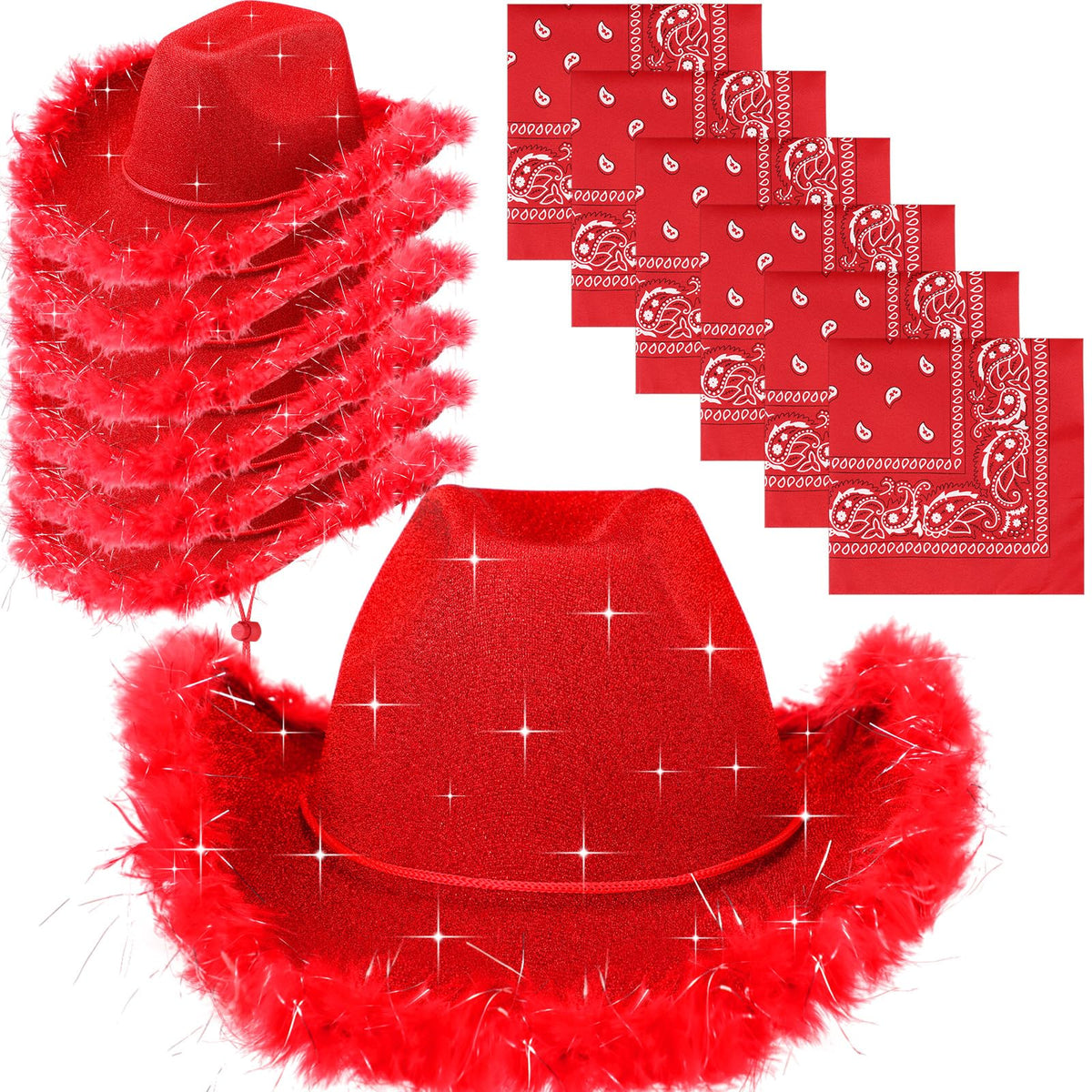 Funny Hats and Glasses 32 Piece Halloween Costume Set