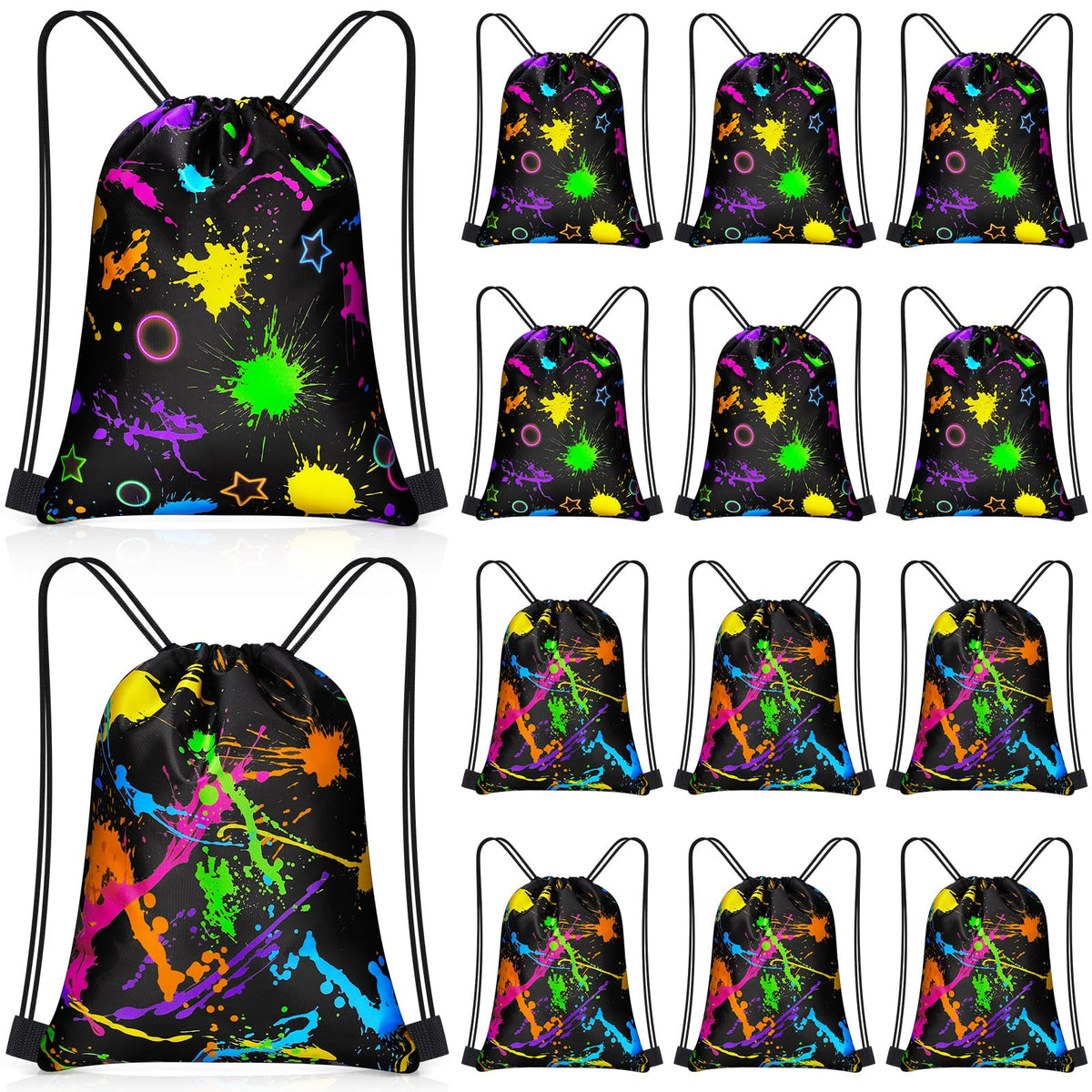 Cartoon Drawstring Backpack for Birthday Party Favors