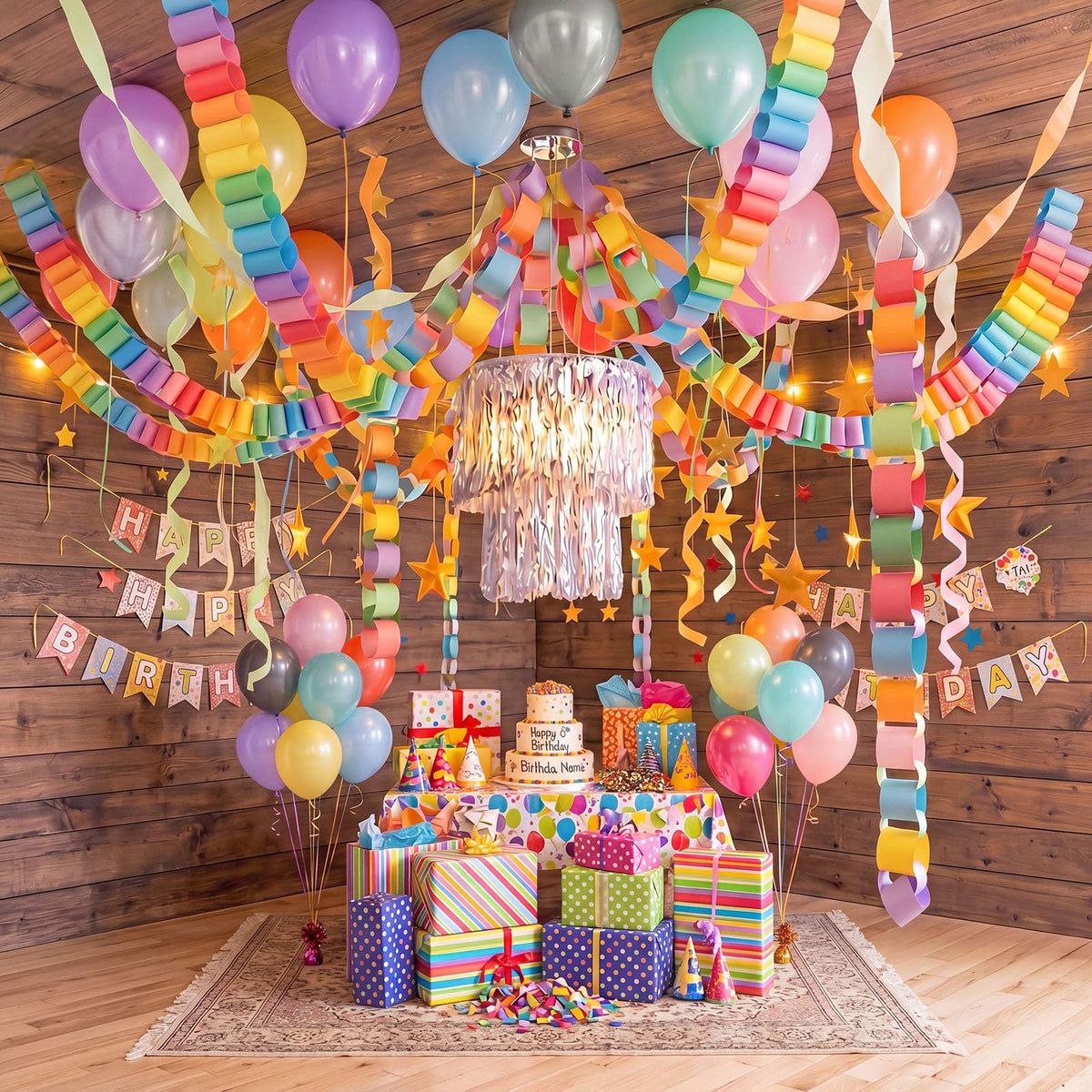 Princess Birthday Party Garland Decorations for Girls