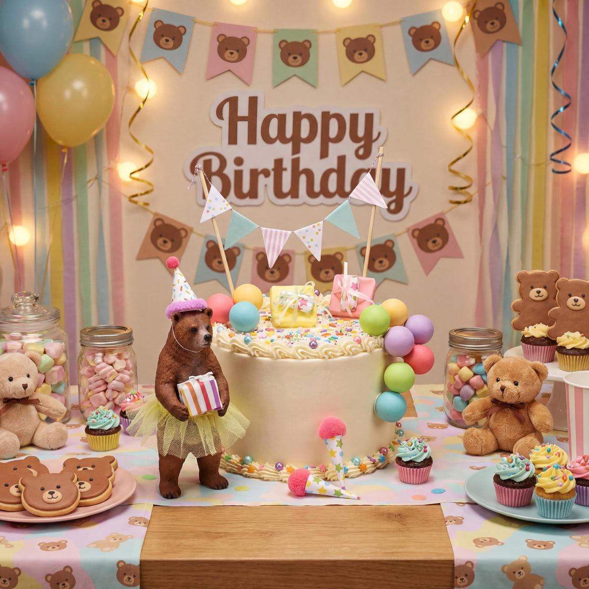Birthday Cake Topper Decoration Set 19 Pieces for Parties
