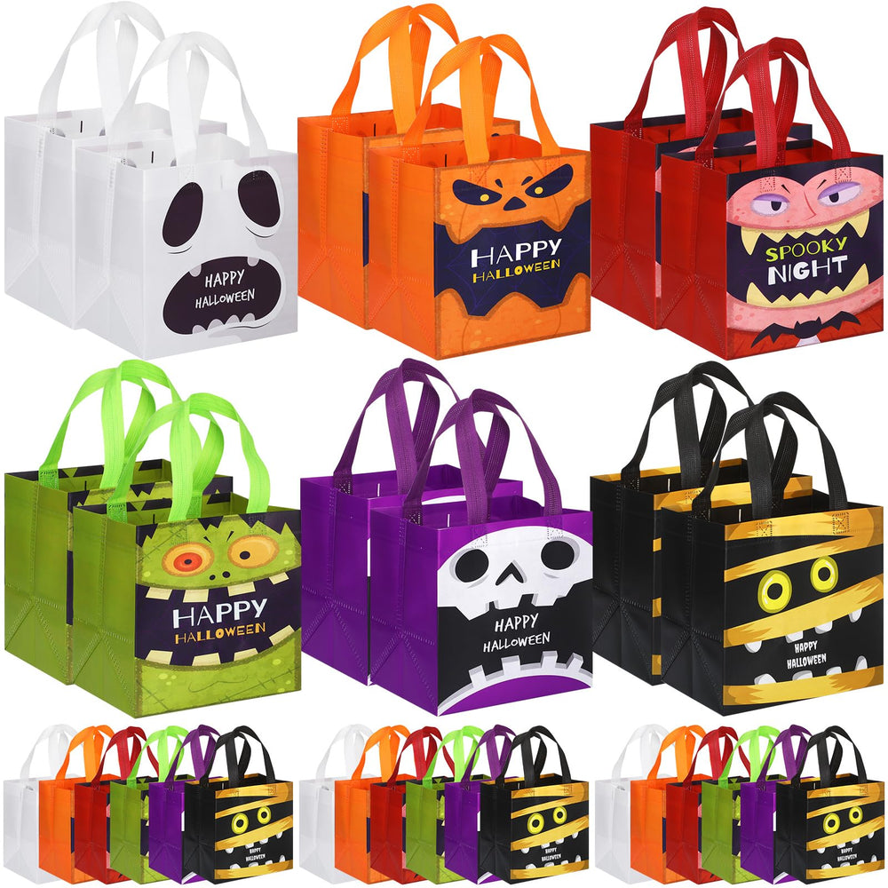 Halloween Treat Bags with Handles for Party Favors