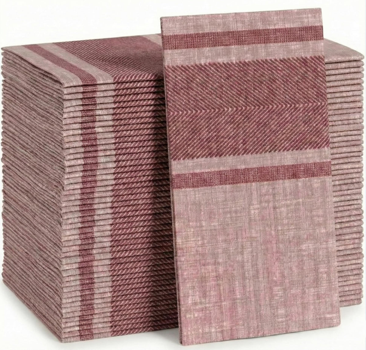 Linen Feel Disposable Guest Towels for Bathrooms and Events