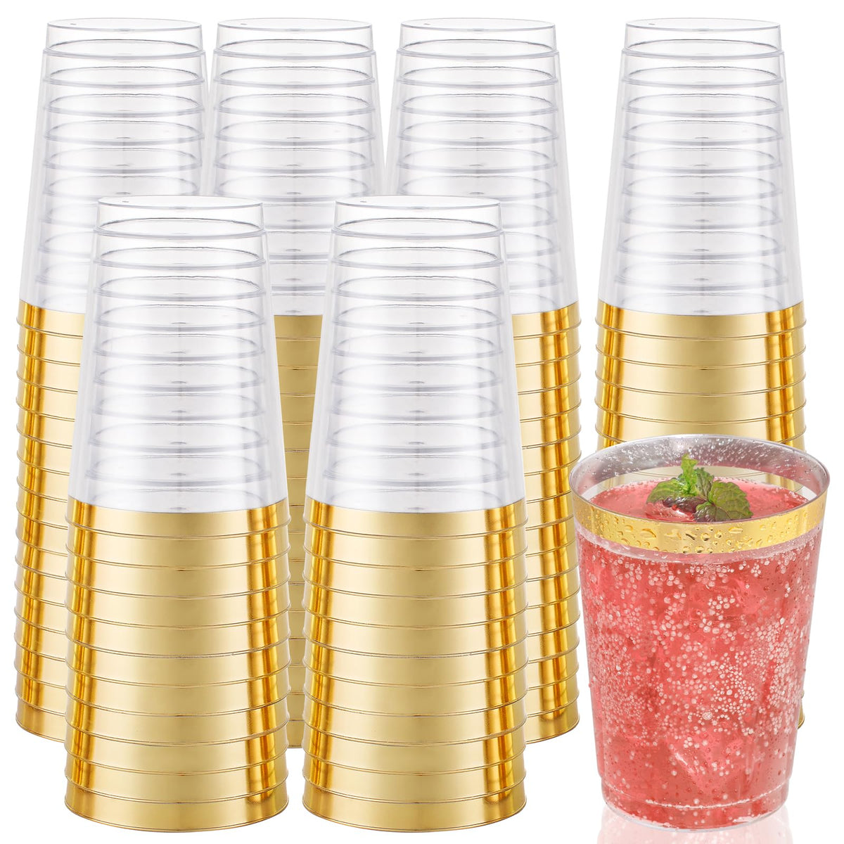 Disposable Plastic Party Cups for Celebrations and Events