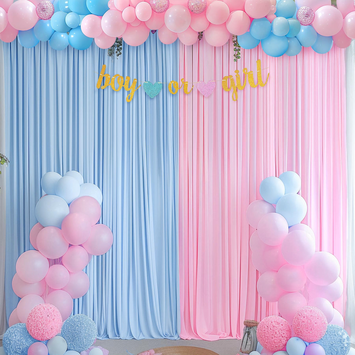 Wrinkle Free Backdrop Curtain for Wedding and Party Decor
