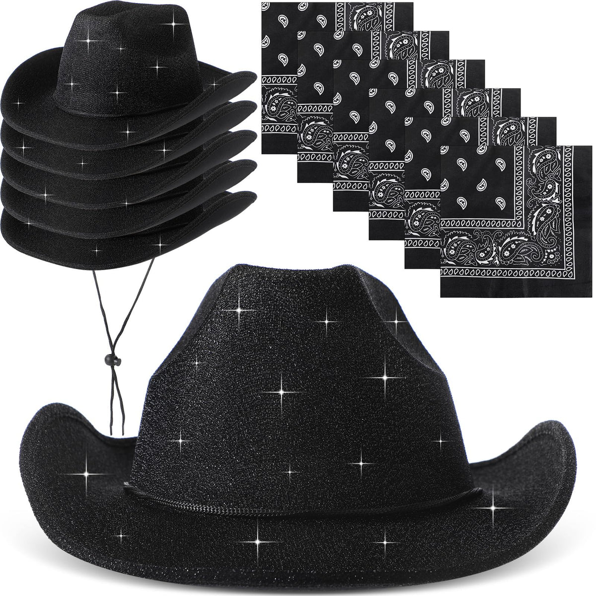 Funny Hats and Glasses 32 Piece Halloween Costume Set