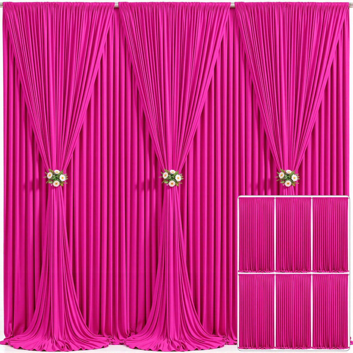 Wrinkle Free Backdrop Curtain for Wedding and Party Decor