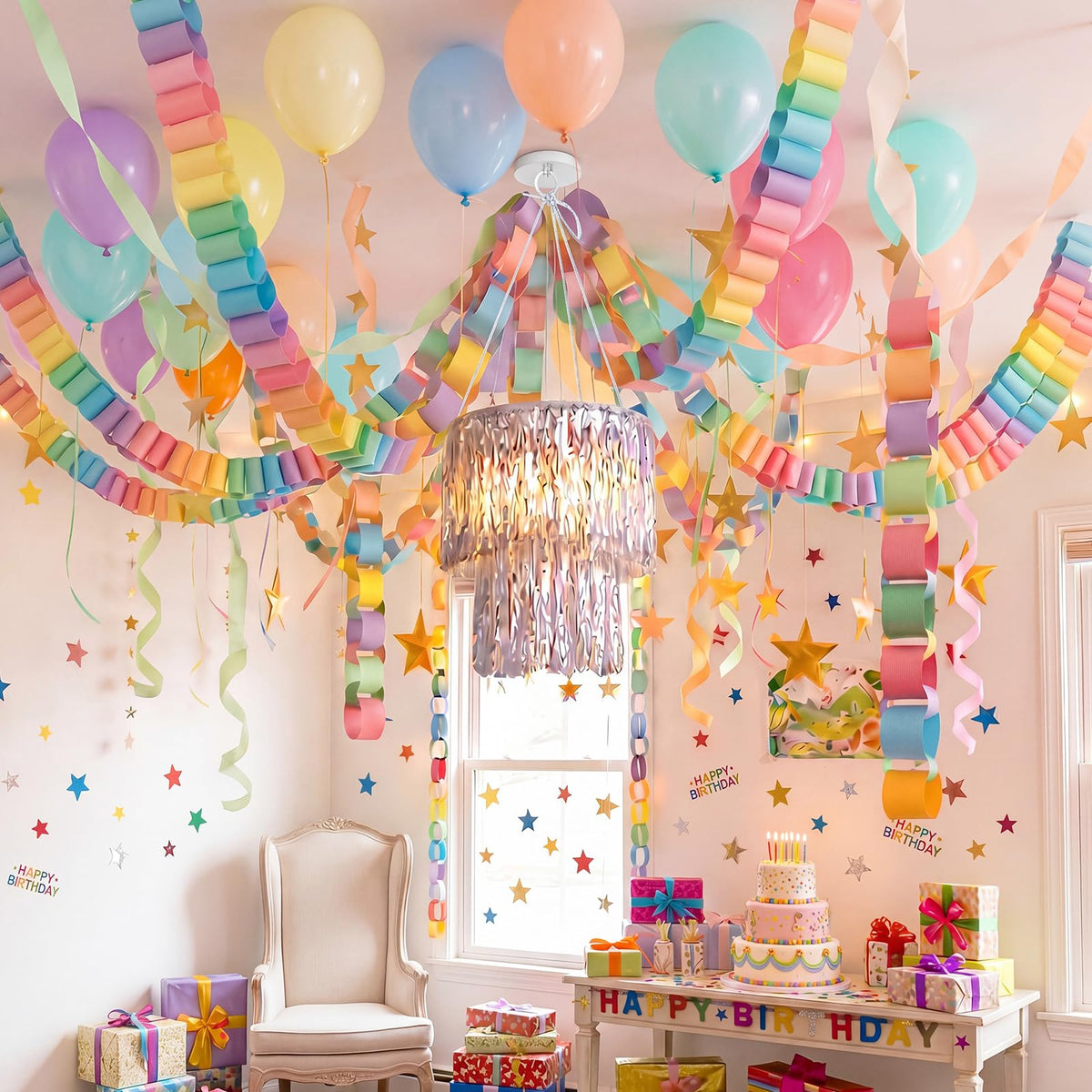 Princess Birthday Party Garland Decorations for Girls