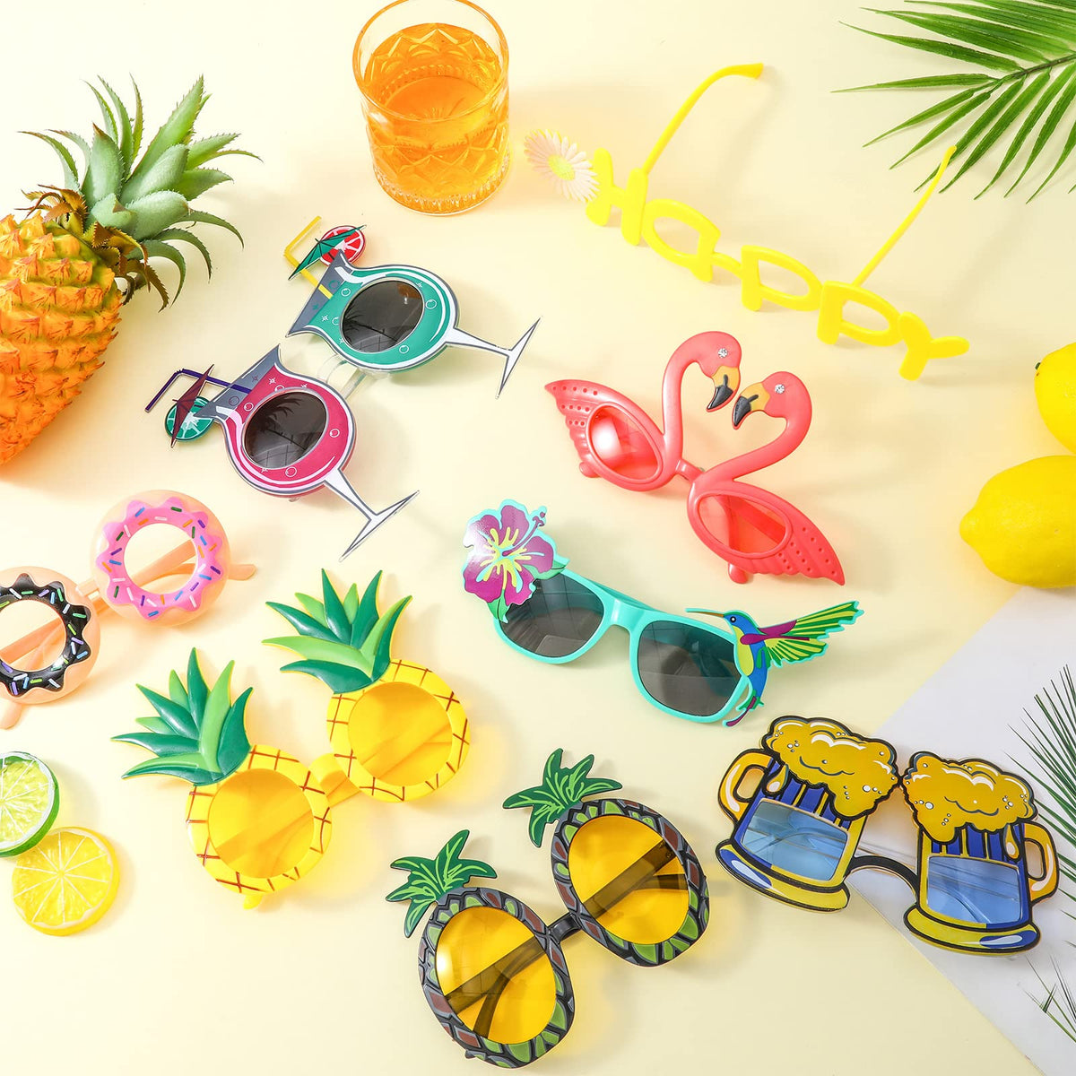 Funny Hawaiian Party Sunglasses 48 Pairs for Luau Favors
