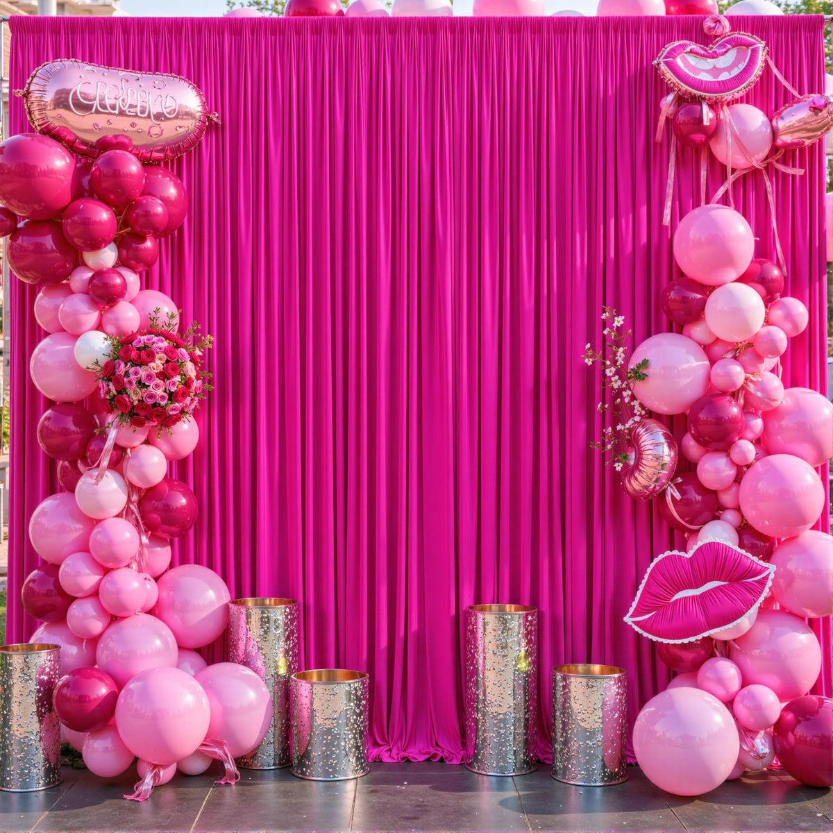 Wrinkle Free Backdrop Curtain for Wedding and Party Decor