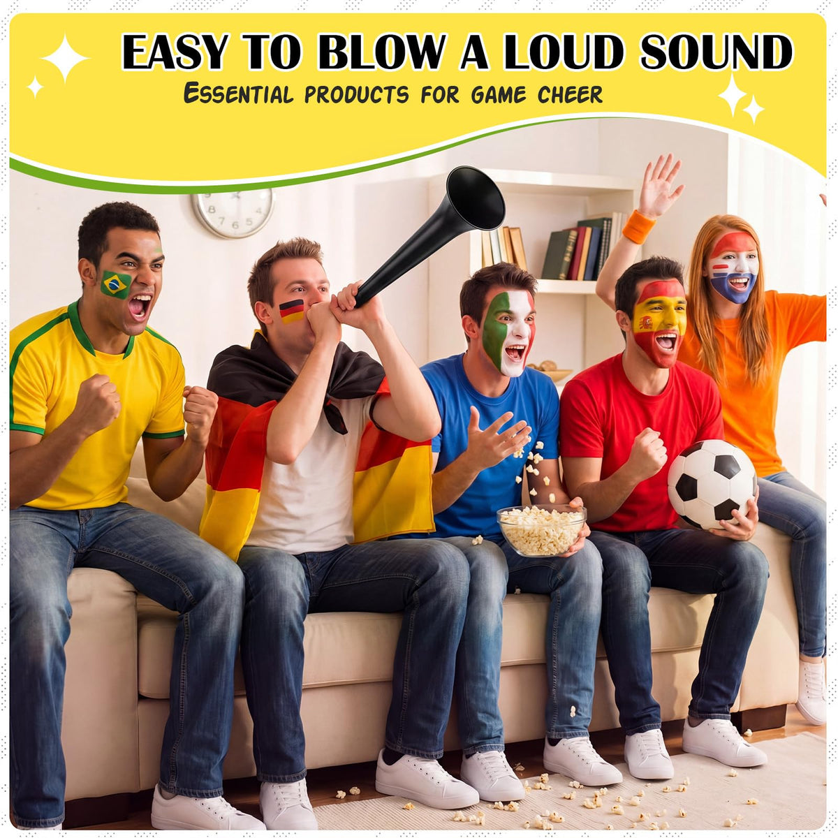 Vuvuzela Stadium Horns Bulk Noise Makers for Sports Events