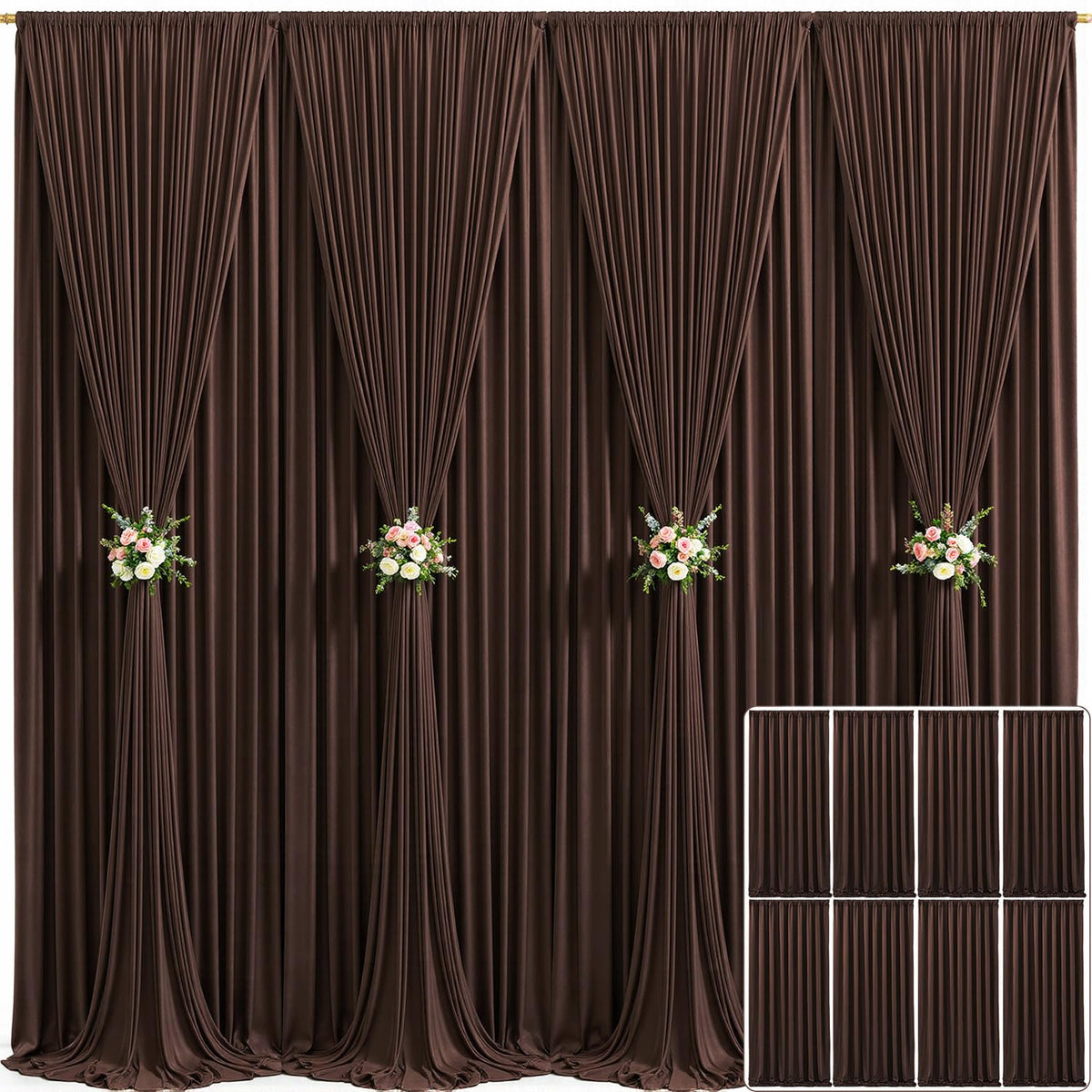 Wrinkle Free Backdrop Curtain for Wedding and Party Decor