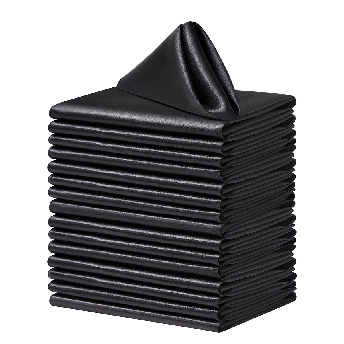Square Satin Dinner Napkins for Weddings Banquets and Parties