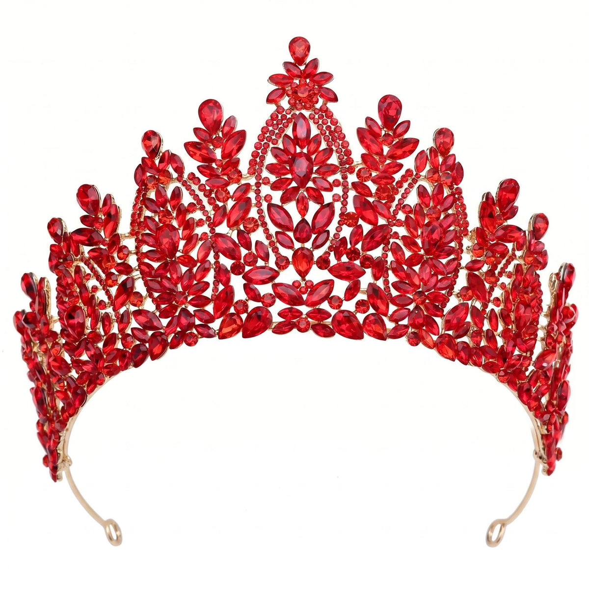 Crystal Quinceanera Crown Royal Queen Tiara for Women