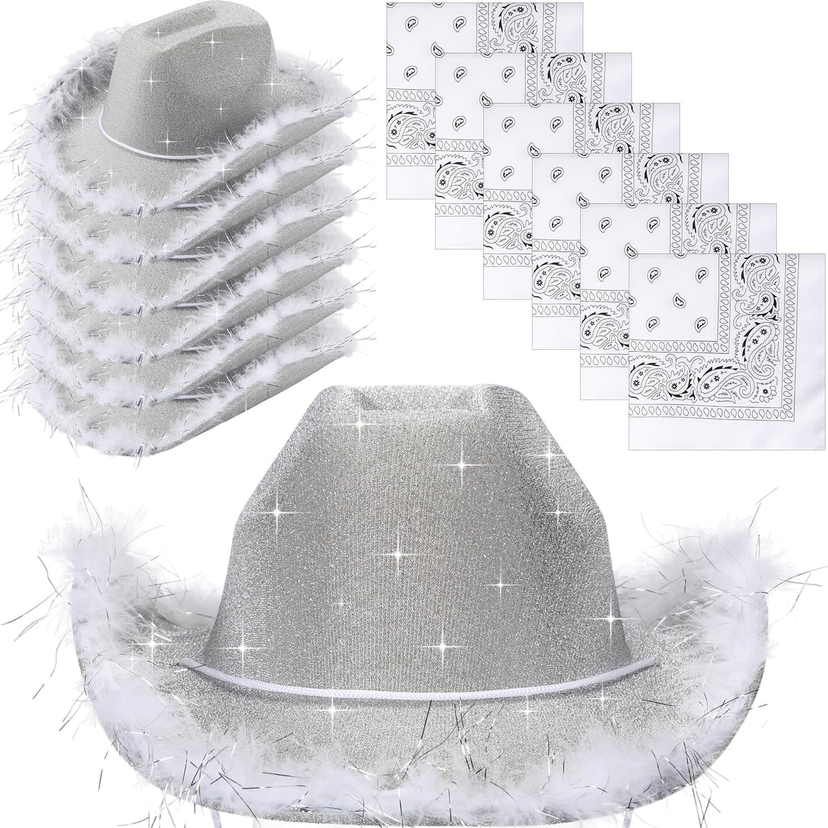 Funny Hats and Glasses 32 Piece Halloween Costume Set
