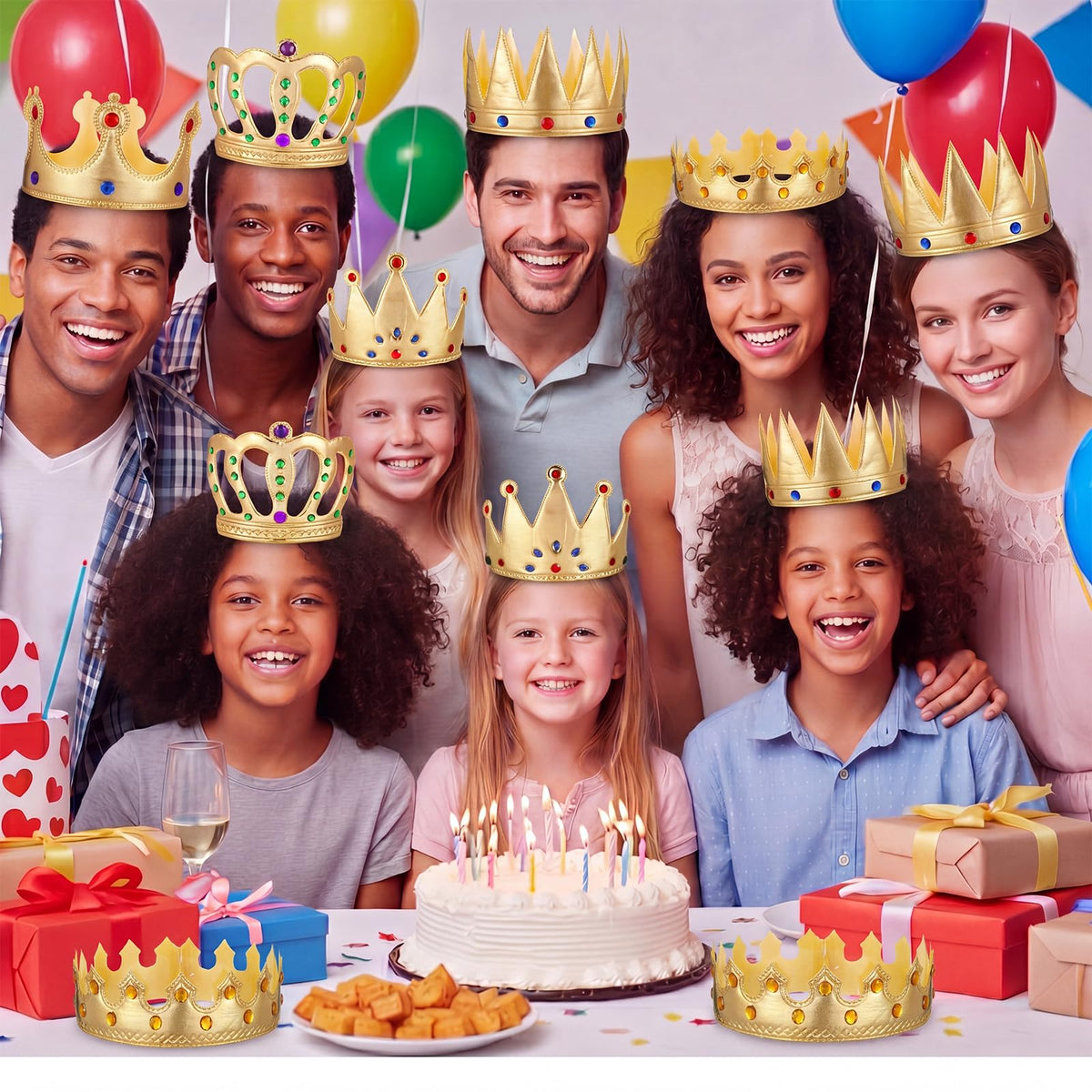 Faux Leather King Crown for Cosplay Costume and Parties