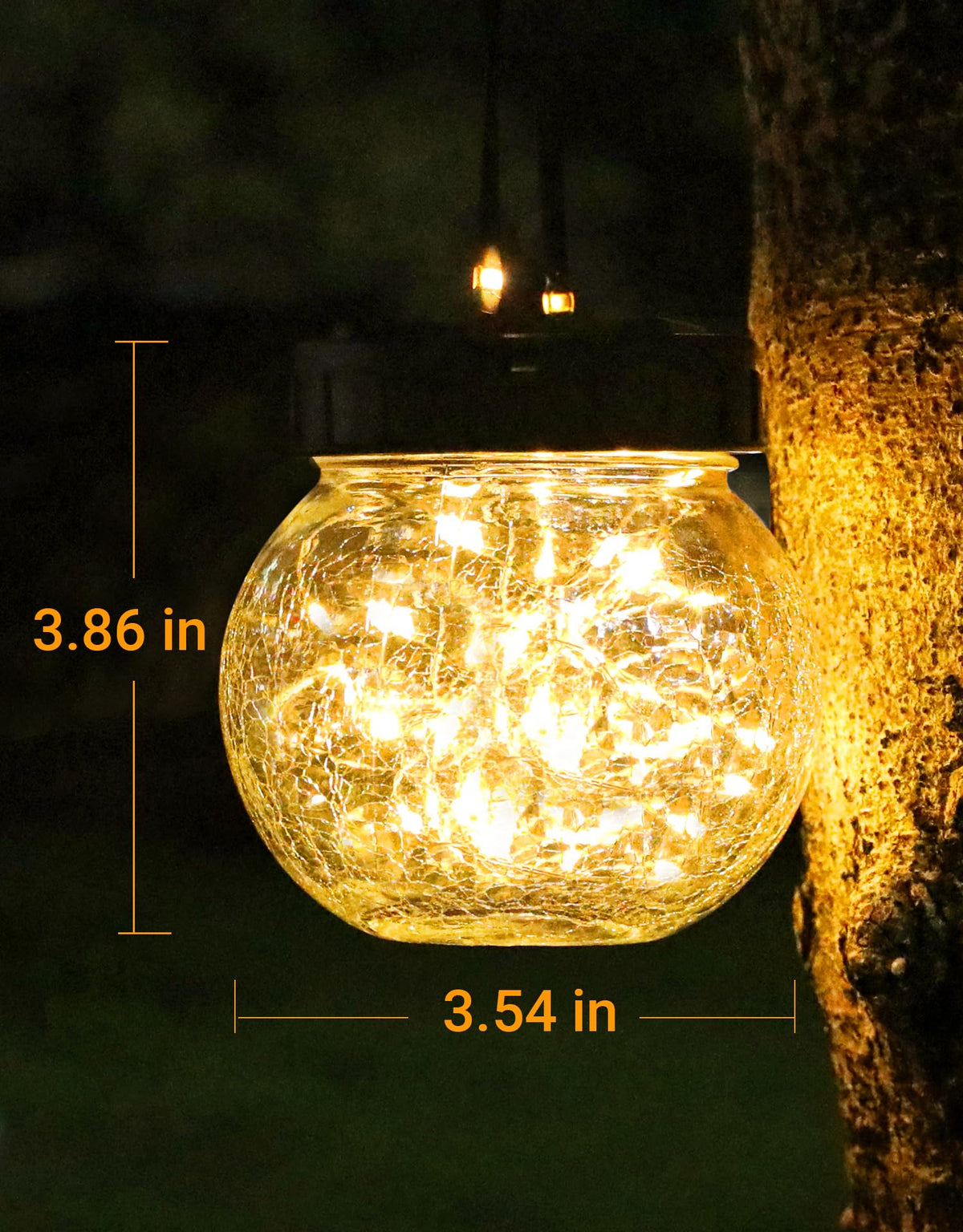 Solar Hanging Lanterns 12 Pack for Outdoor Party Decorations