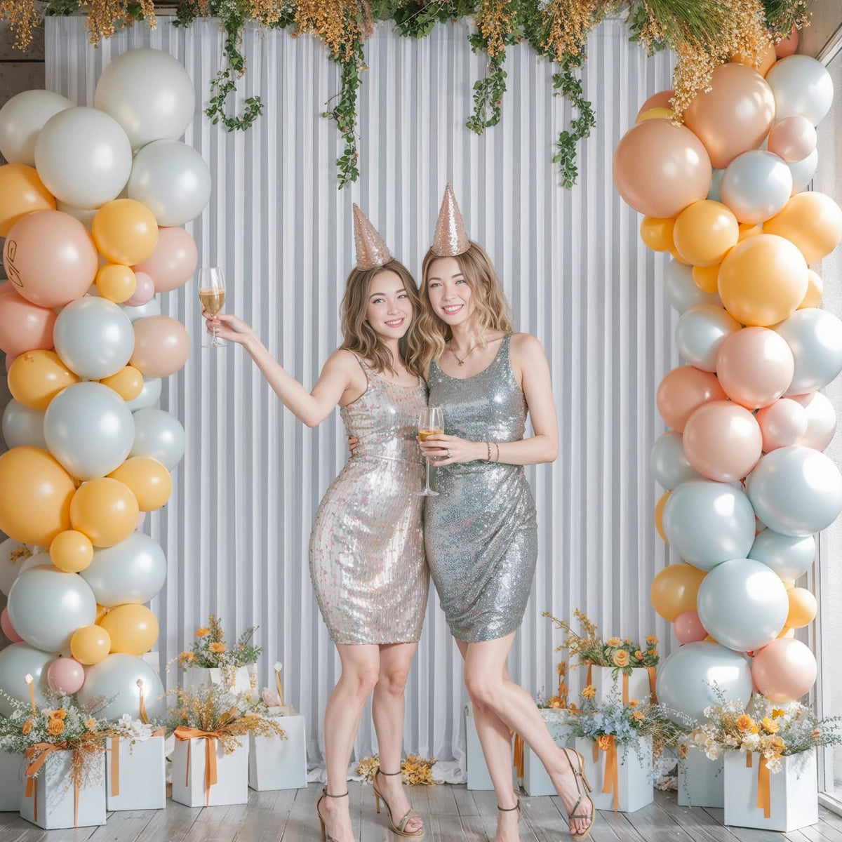 Wrinkle Free Backdrop Curtain for Wedding and Party Decor