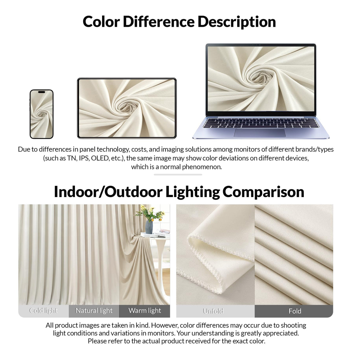 Wrinkle Free Backdrop Curtain for Wedding and Party Decor