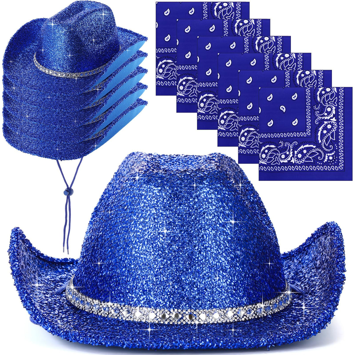 Funny Hats and Glasses 32 Piece Halloween Costume Set