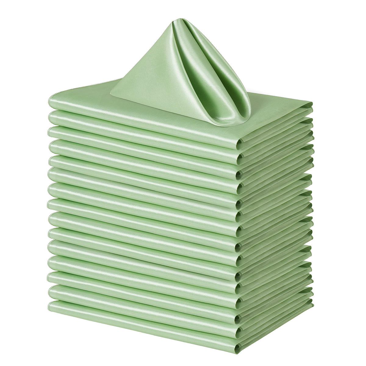 Square Satin Dinner Napkins for Weddings Banquets and Parties
