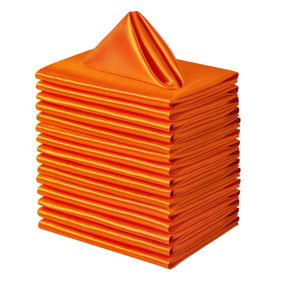 Square Satin Dinner Napkins for Weddings Banquets and Parties