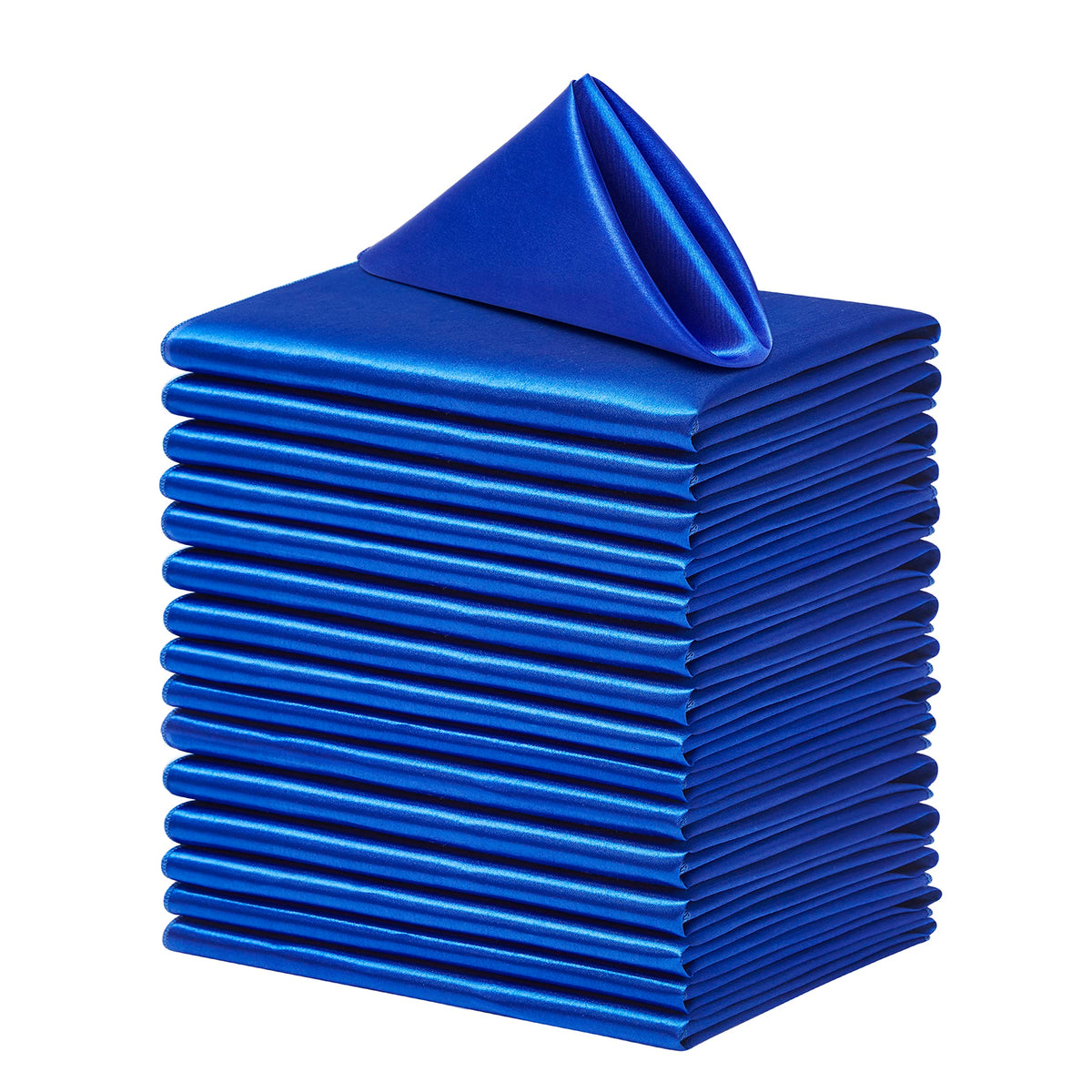Square Satin Dinner Napkins for Weddings Banquets and Parties